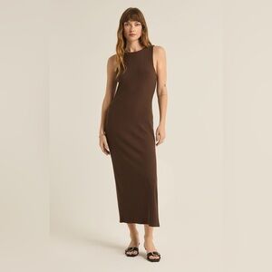 Z Supply Dark Chocolate Raewyn Rib Dress